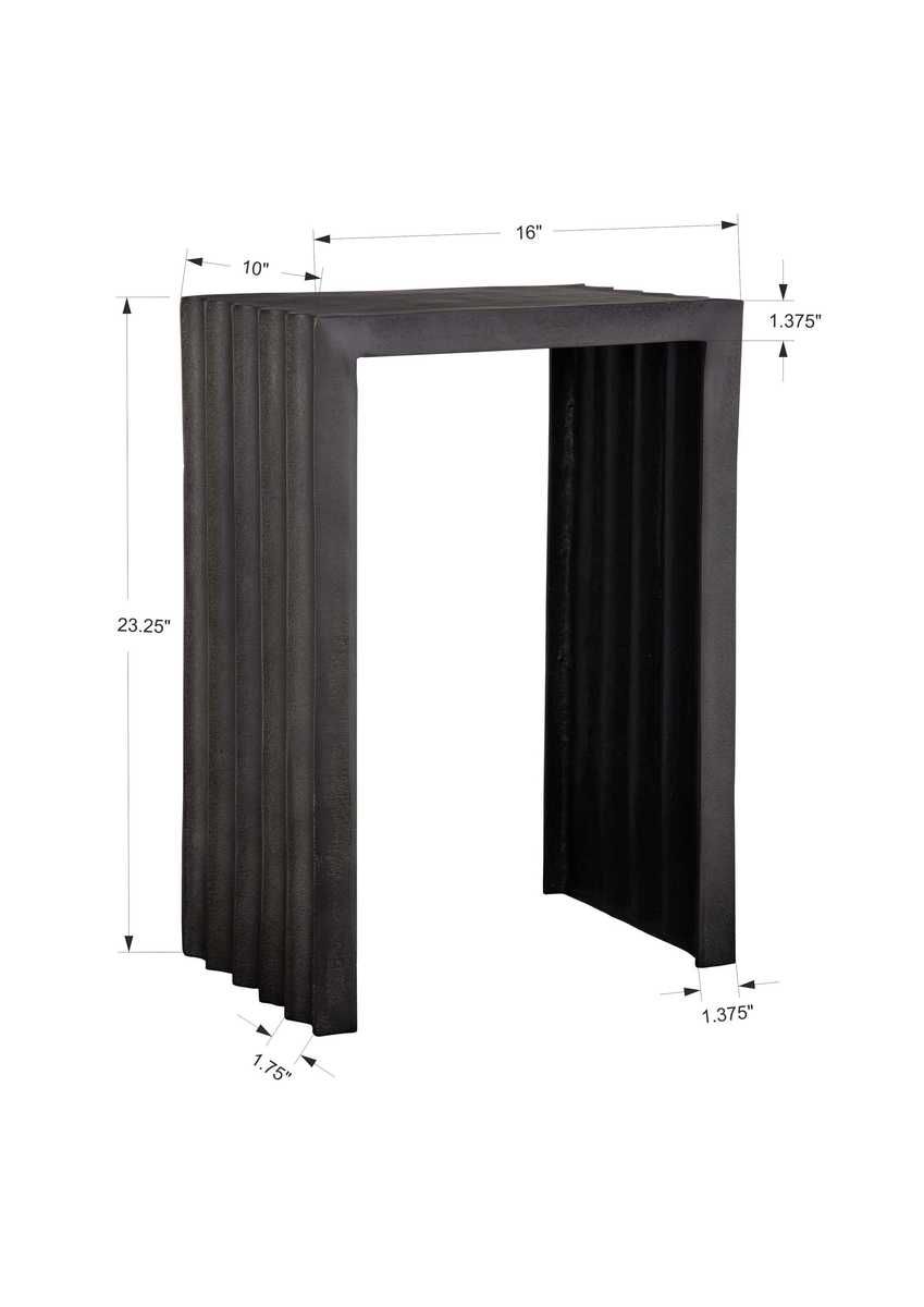 In The Groove Indoor-Outdoor Accent Table – Furniture by Uttermost | Sutter & Vale