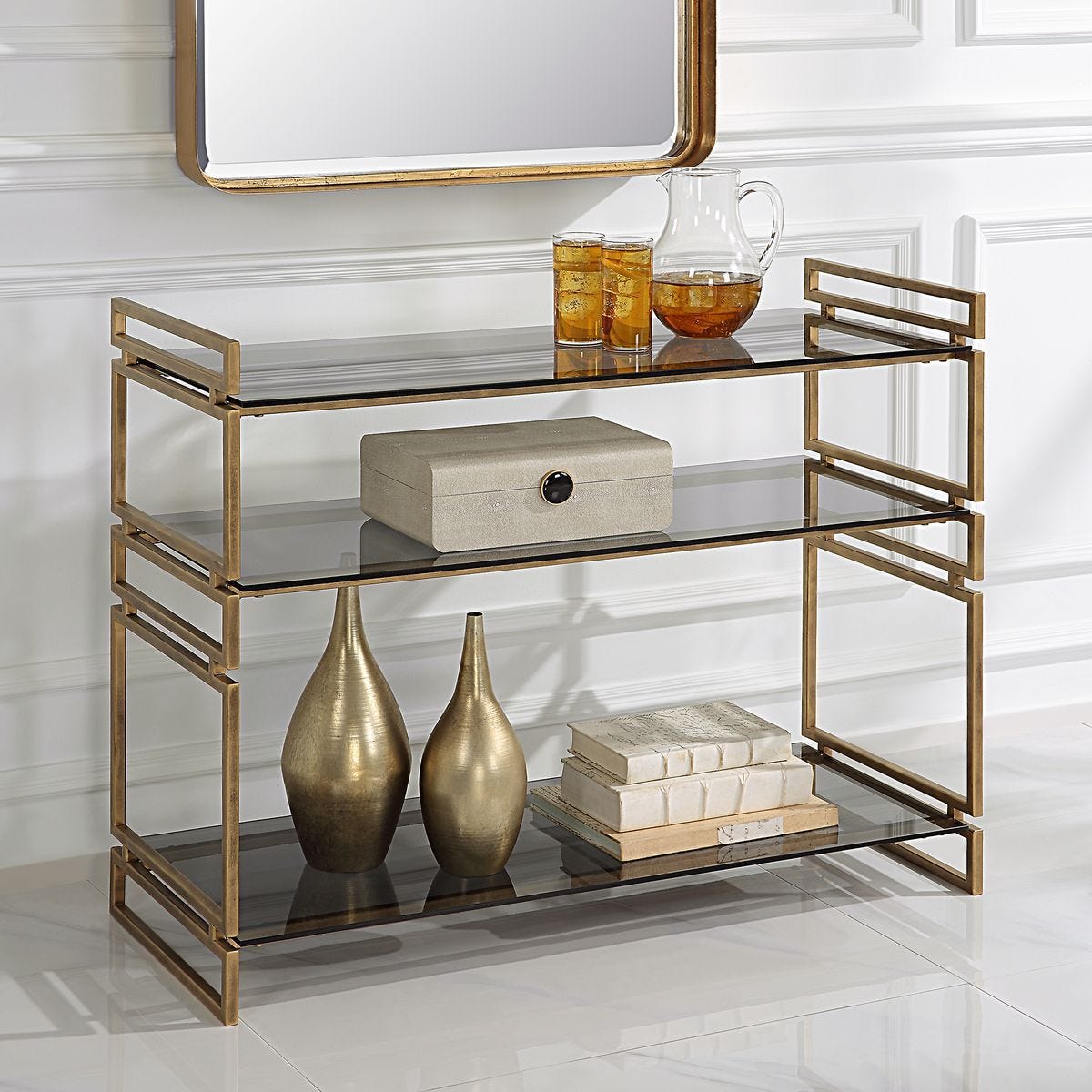 Stacked Up Console Table – Furniture by Uttermost | Sutter & Vale