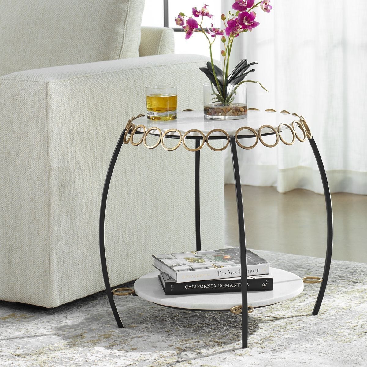 Chainlink Side Table – Furniture by Uttermost | Sutter & Vale