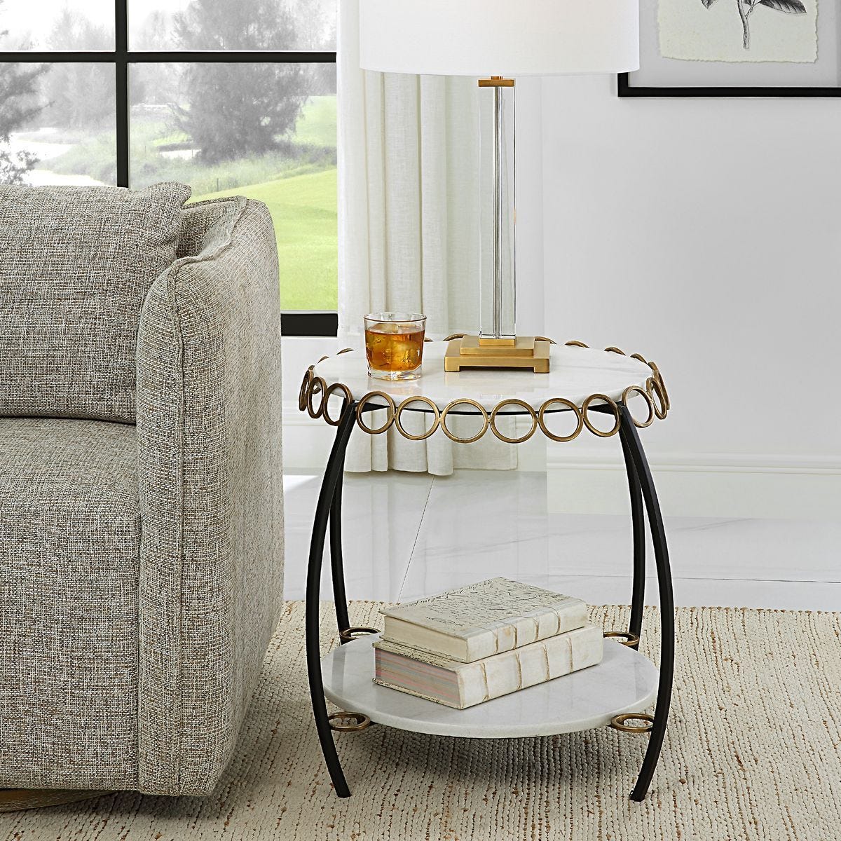 Chainlink Side Table – Furniture by Uttermost | Sutter & Vale