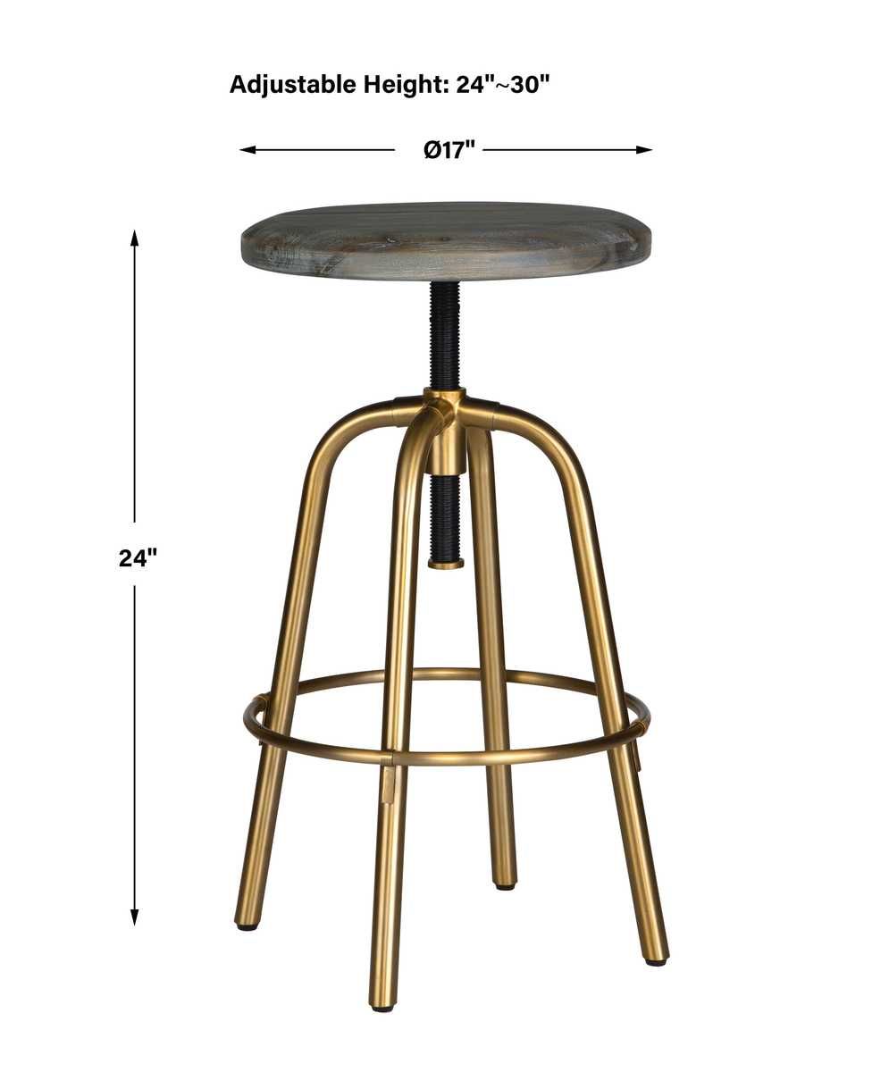 Revolve Counter Stool – Furniture by Uttermost | Sutter & Vale