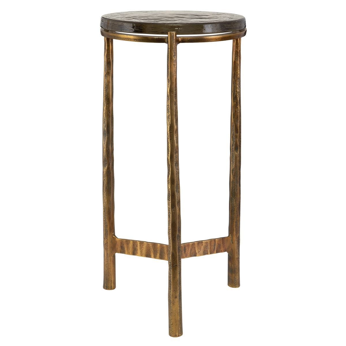 Eternity Outdoor Accent Table, Brass – Furniture by Uttermost | Sutter & Vale