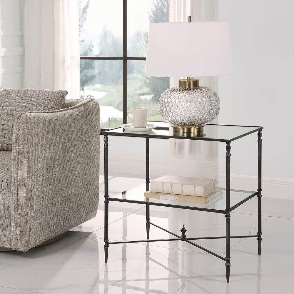 Henzler Lamp Table, Steel