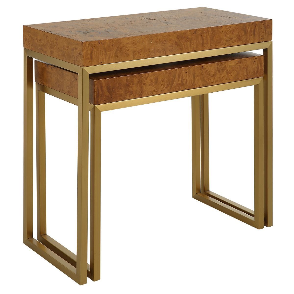 Burl-esque Nesting Tables, S/2 – Furniture by Uttermost | Sutter & Vale