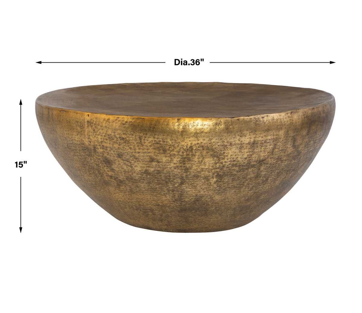 Gilded Dome Coffee Table – Furniture by Uttermost | Sutter & Vale