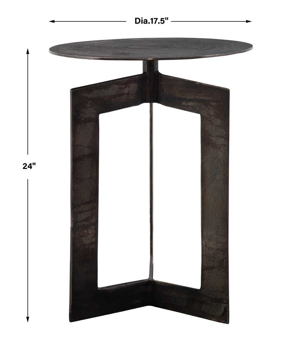 Deltoid Accent Table – Furniture by Uttermost | Sutter & Vale