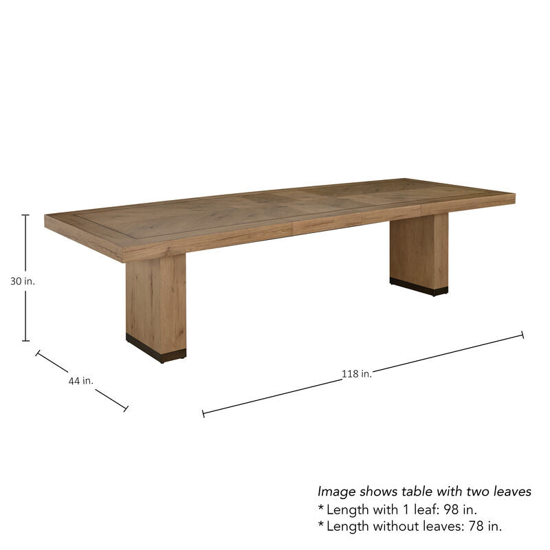 Highland Extension Dining Table - Dawn