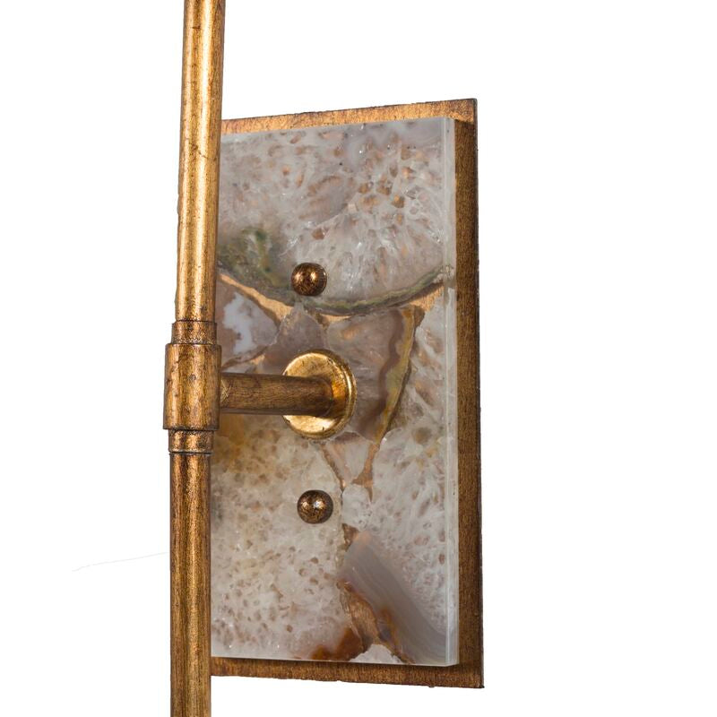 Garnet Sconce - Gold