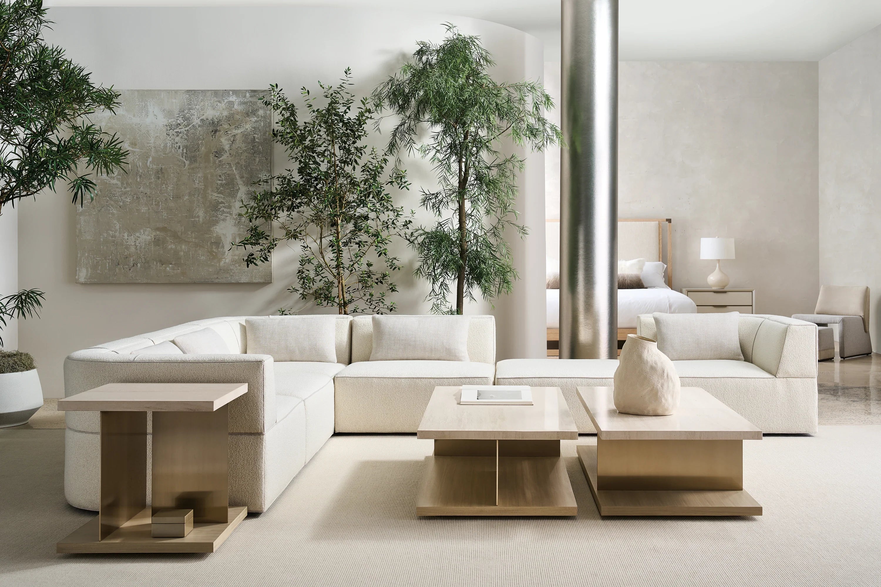 Marbella Ottoman – Benches by Caracole | Sutter & Vale