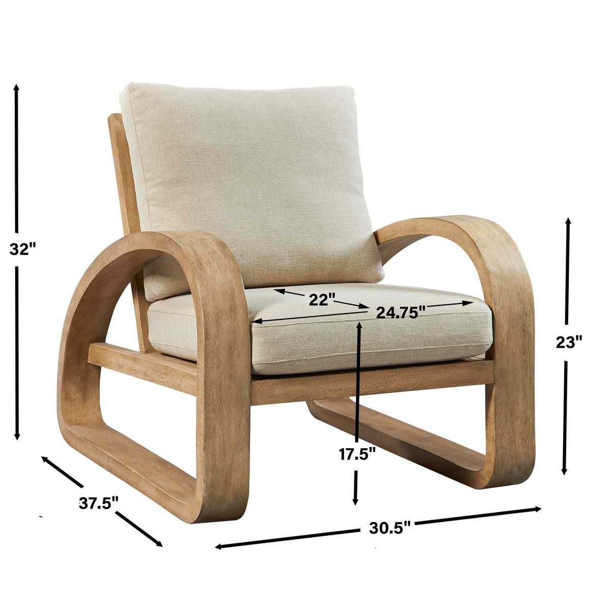 Barbora Accent Chair – Furniture by Uttermost | Sutter & Vale