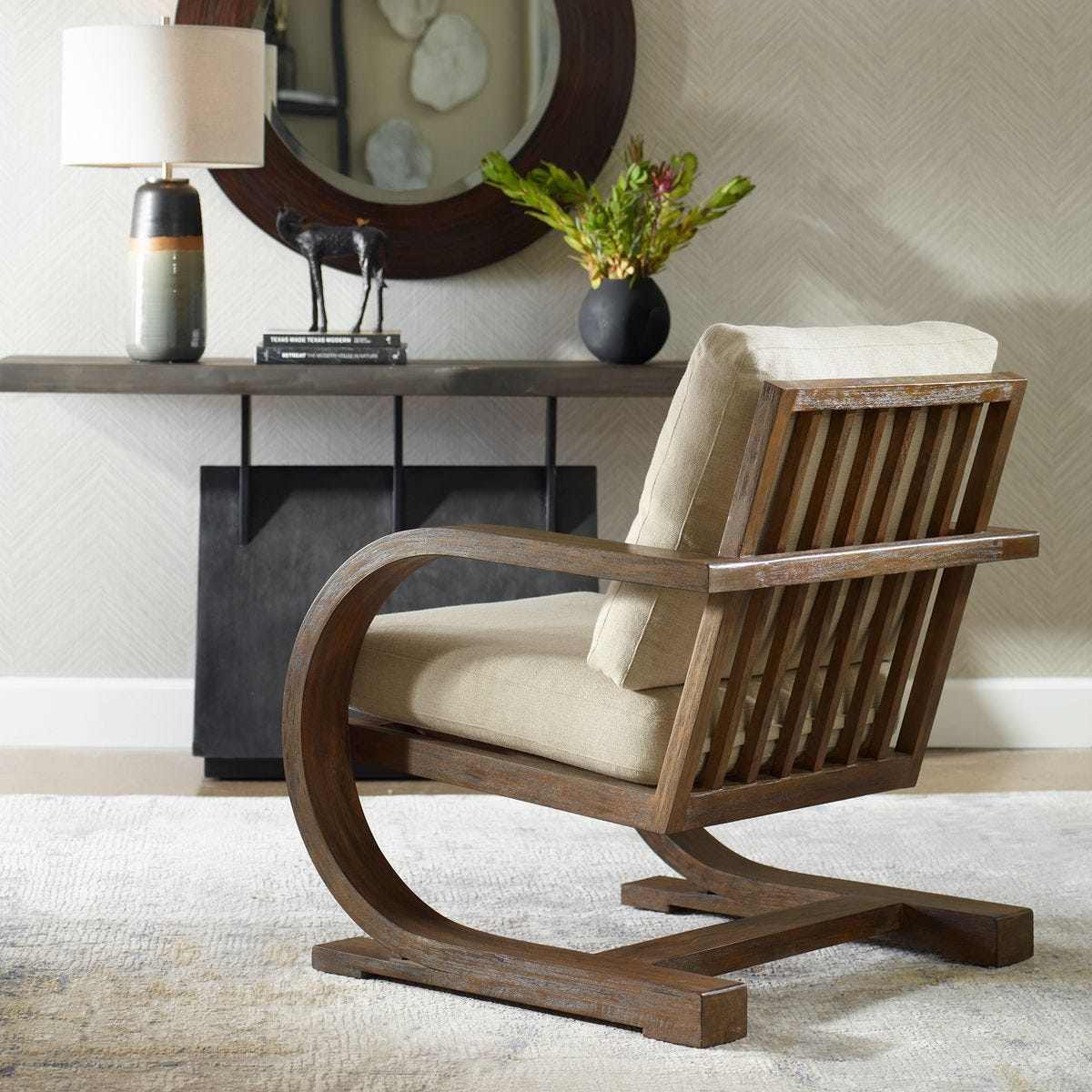 Bedrich Accent Chair – Furniture by Uttermost | Sutter & Vale