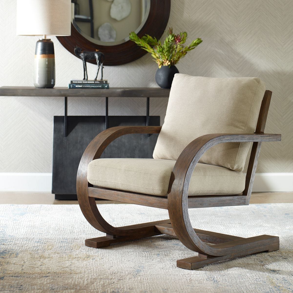 Bedrich Accent Chair – Furniture by Uttermost | Sutter & Vale