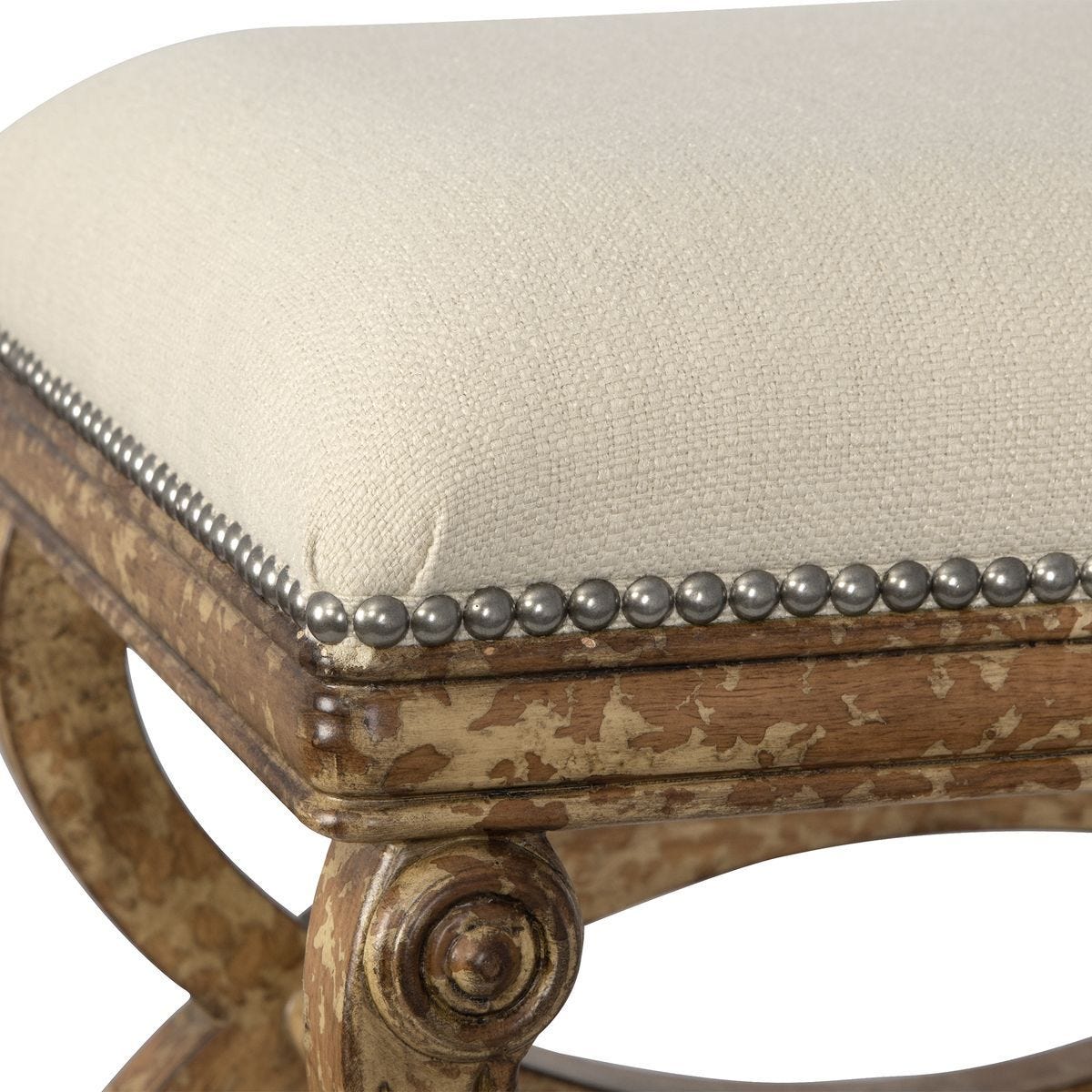 Karline Small Bench – Furniture by Uttermost | Sutter & Vale