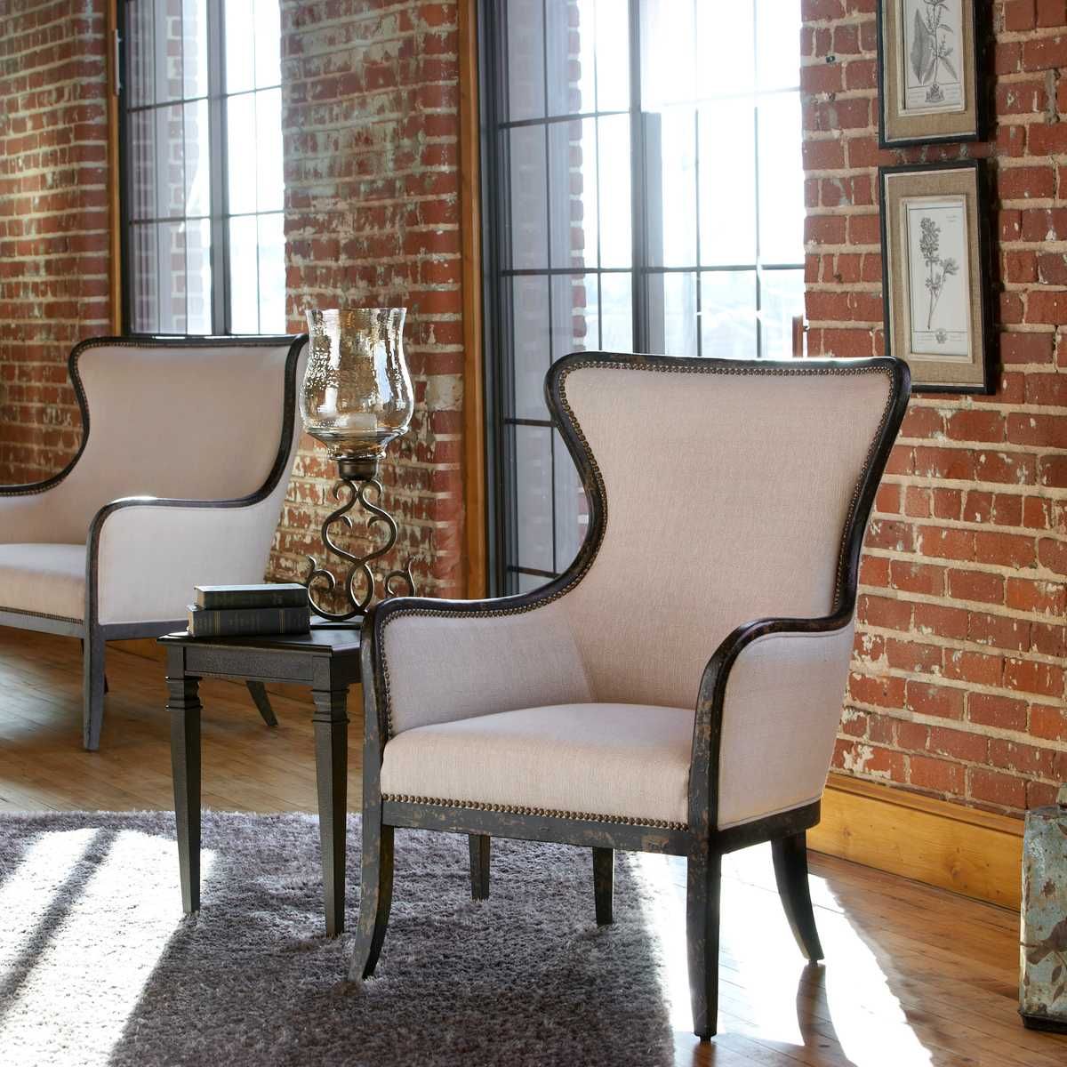 Sandy Wing Chair – Furniture by Uttermost | Sutter & Vale