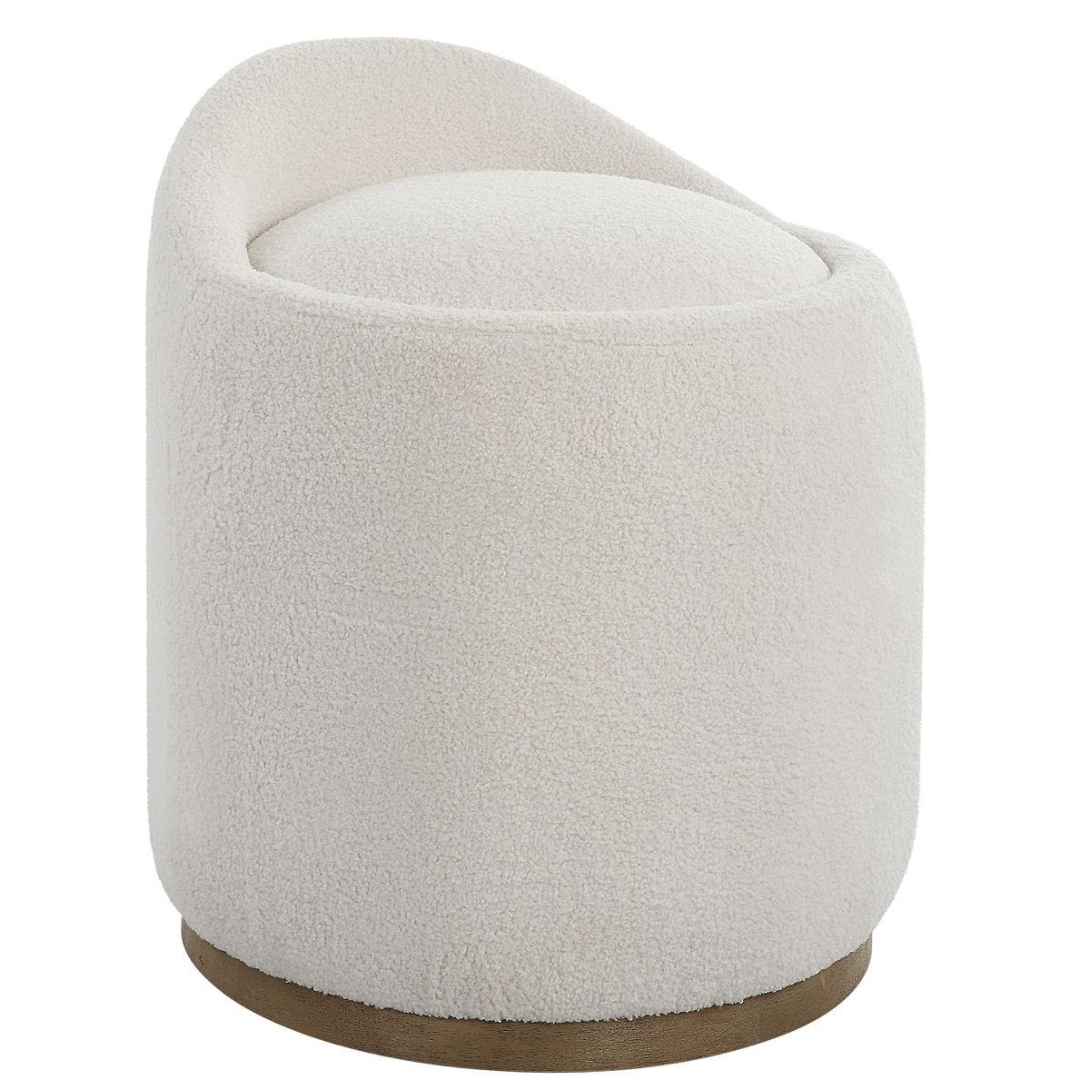 Swirl Swivel Ottoman – Furniture by Uttermost | Sutter & Vale