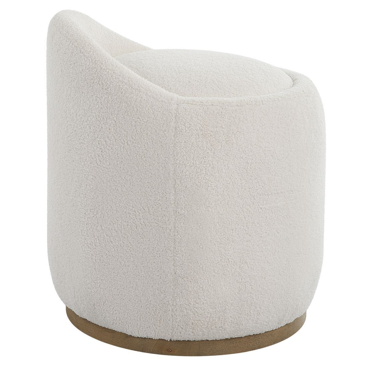 Swirl Swivel Ottoman – Furniture by Uttermost | Sutter & Vale