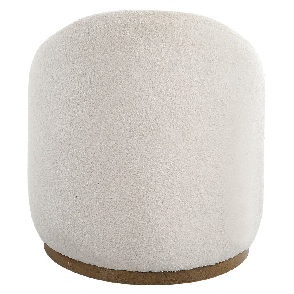 Swirl Swivel Ottoman