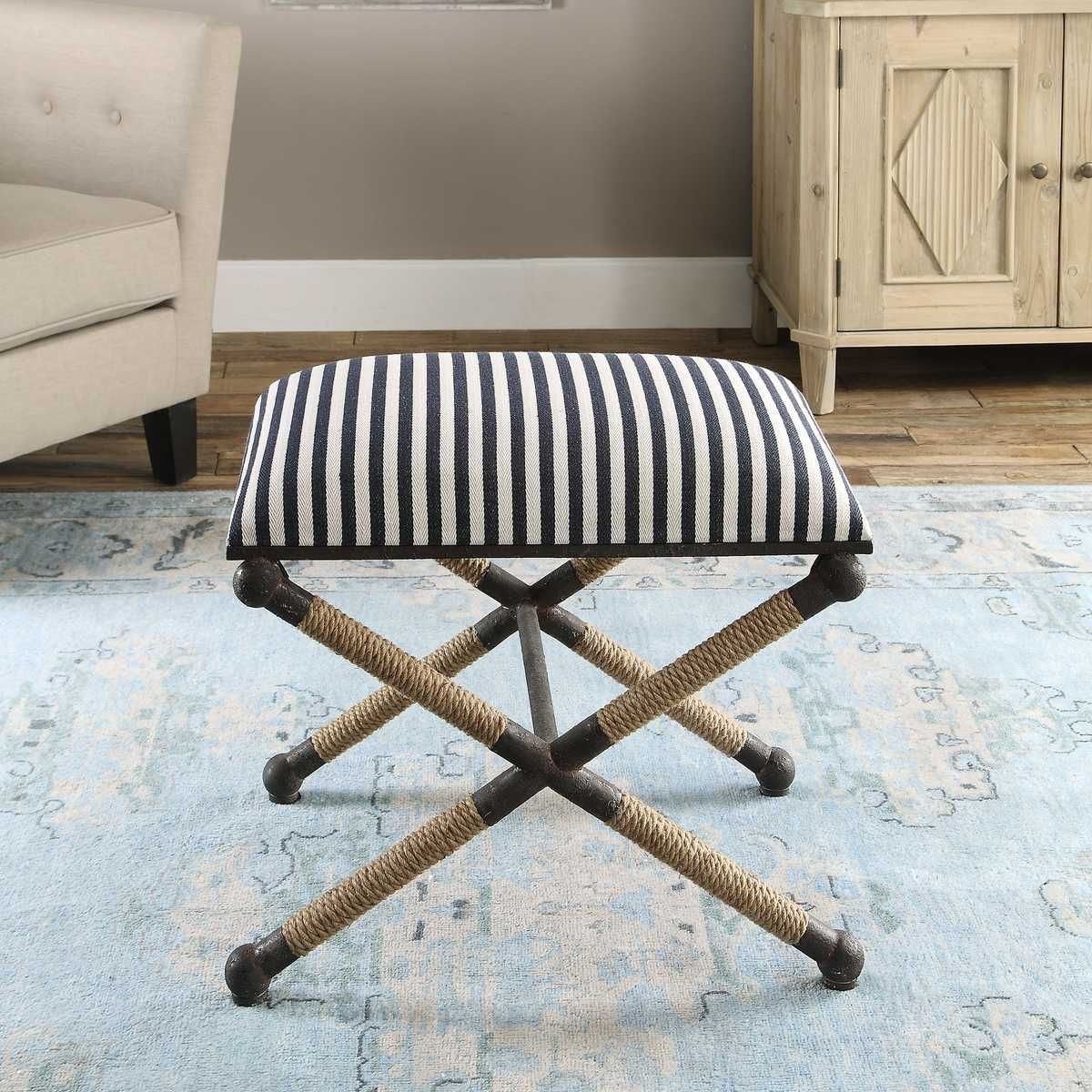 Braddock Small Bench – Furniture by Uttermost | Sutter & Vale