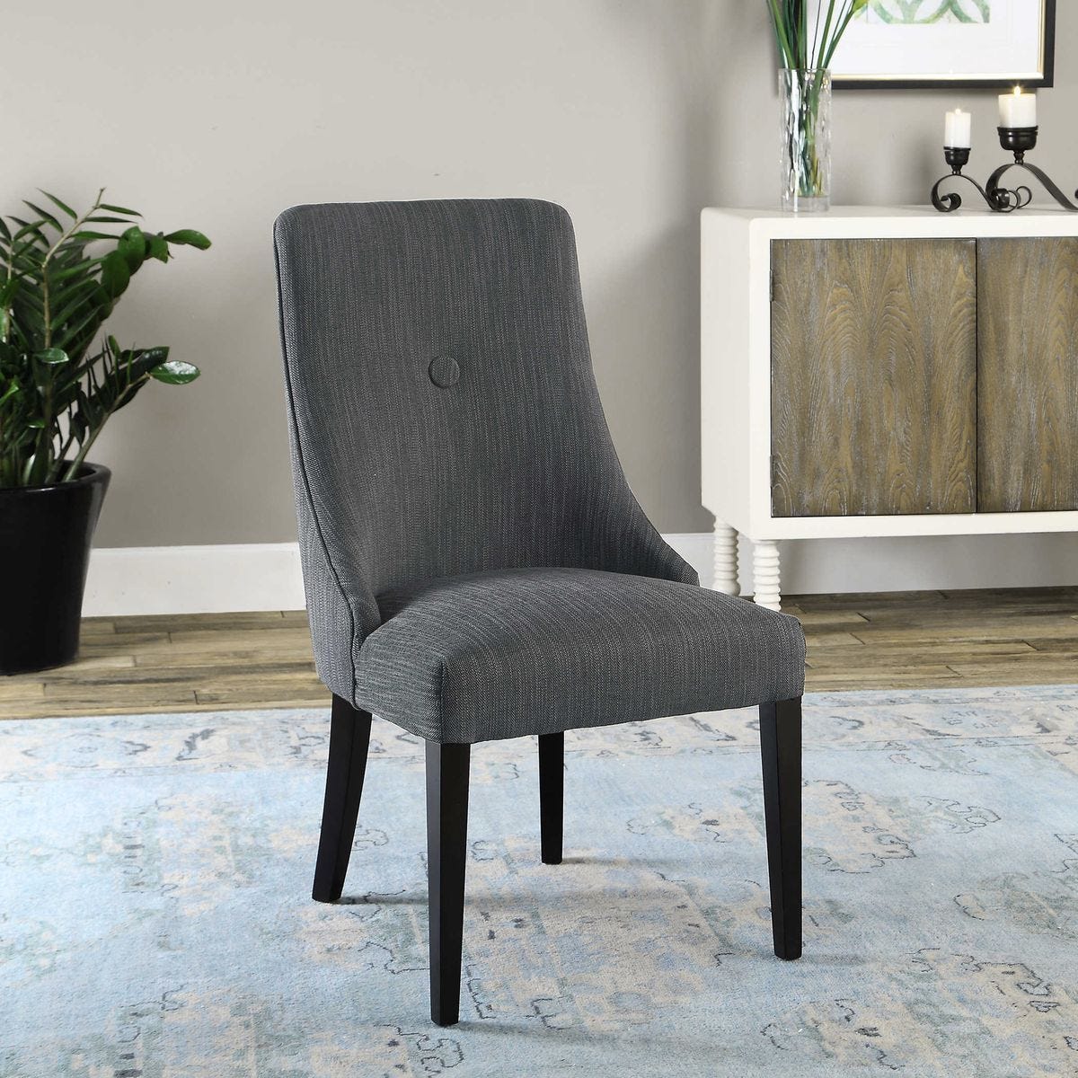 Patamon Armless Chair, 2 Per Box, Priced Each – Furniture by Uttermost | Sutter & Vale
