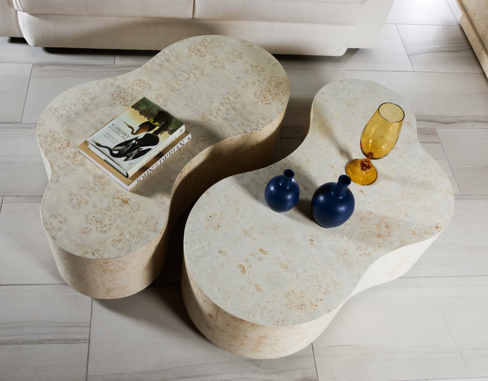 Baronet Asymmetrical Cocktail Table