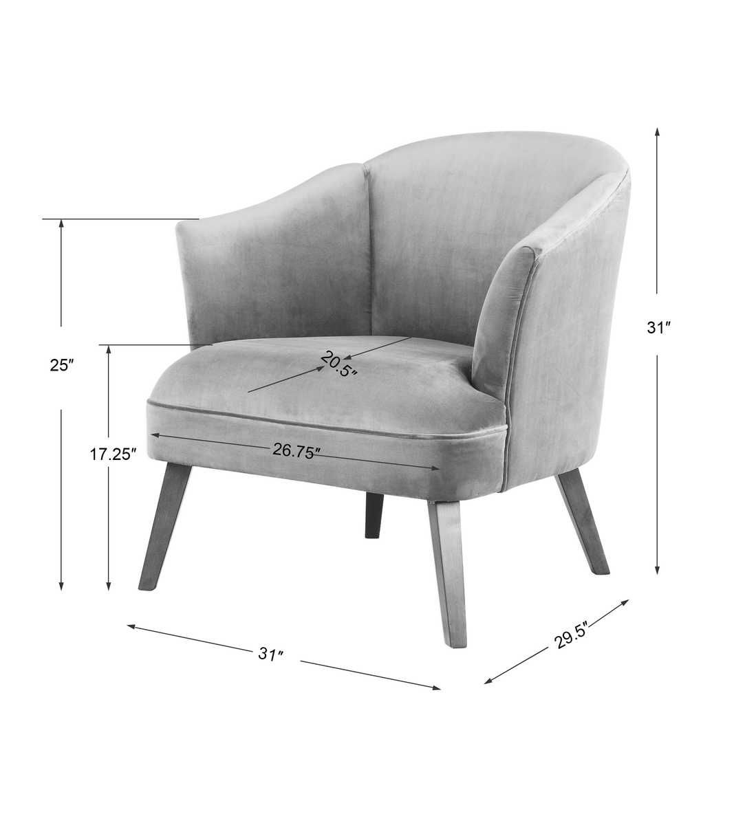 Conroy Accent Chair – Furniture by Uttermost | Sutter & Vale