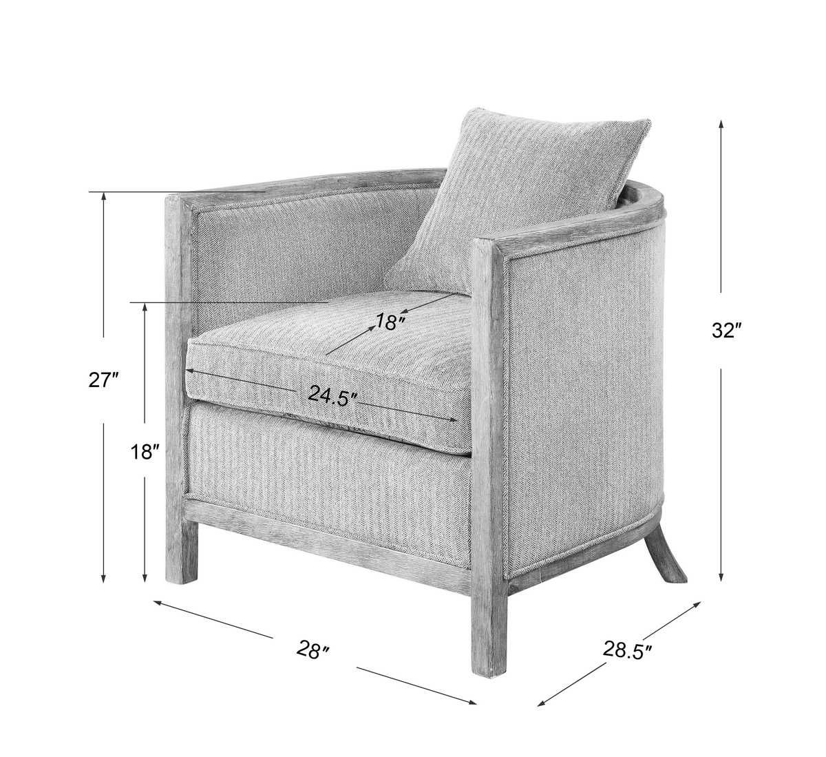 Viaggio Accent Chair – Furniture by Uttermost | Sutter & Vale