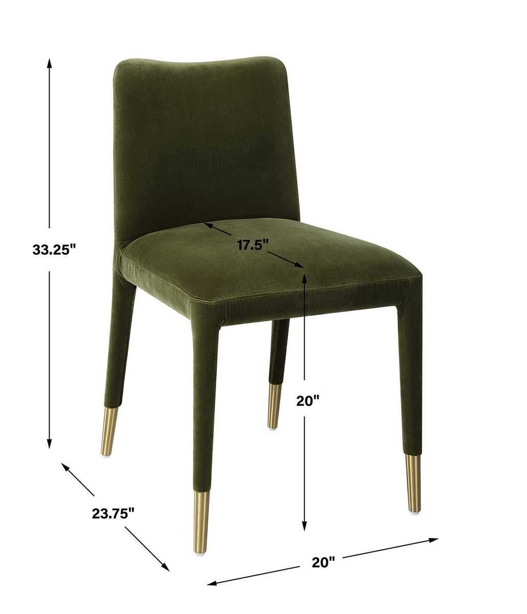 Conifer Dining Chair, Moss, 2 Per Box, Priced Each – Furniture by Uttermost | Sutter & Vale