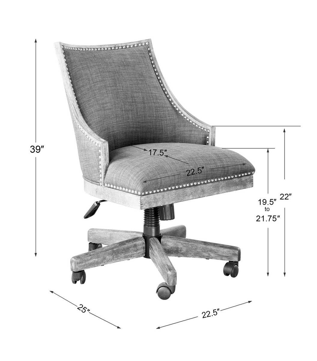 Aidrian Desk Chair – Furniture by Uttermost | Sutter & Vale