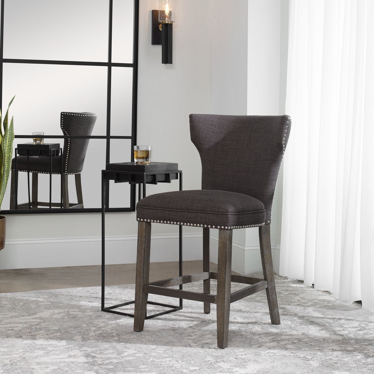 Arnaud Counter Stool – Furniture by Uttermost | Sutter & Vale