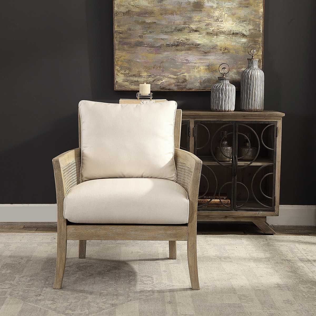 Encore Armchair, Natural – Furniture by Uttermost | Sutter & Vale