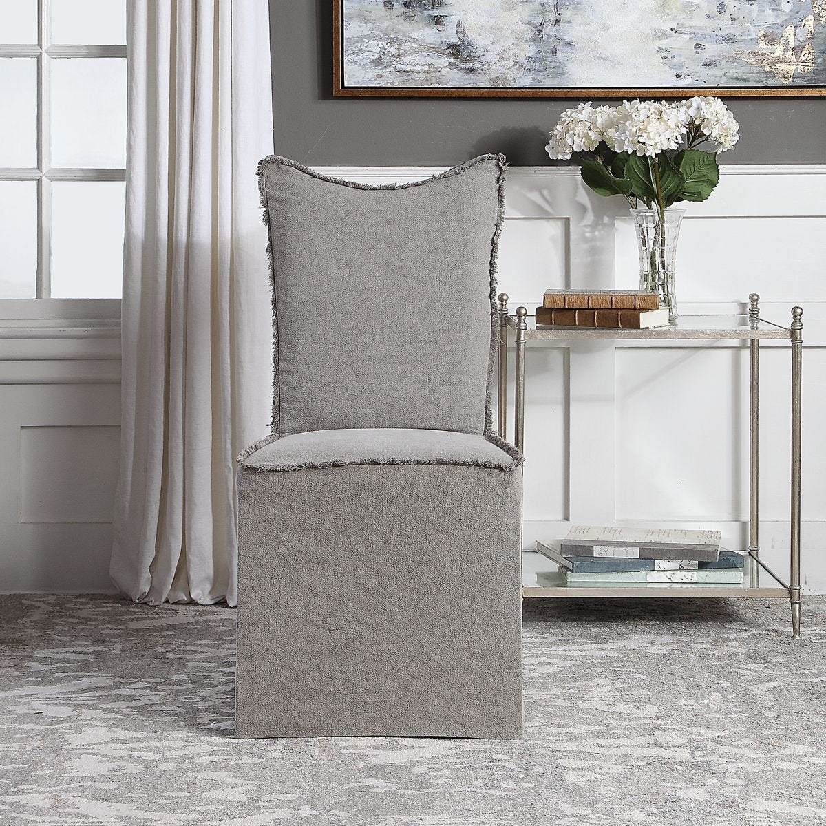 Narissa Armless Chair, 2 Per Box, Priced Each – Furniture by Uttermost | Sutter & Vale