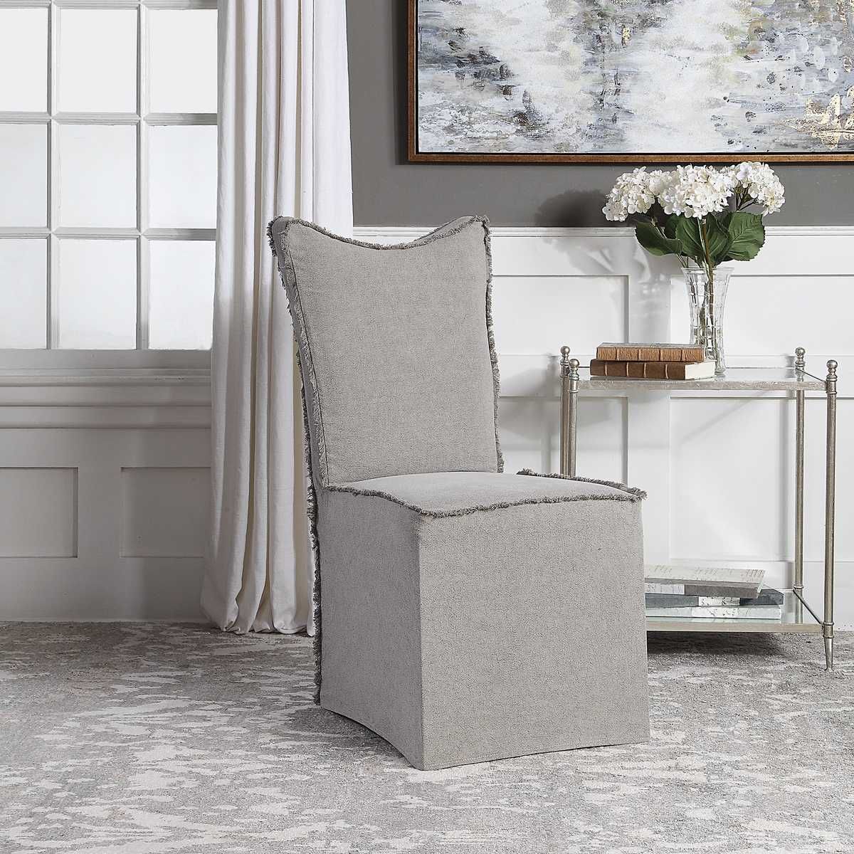 Narissa Armless Chair, 2 Per Box, Priced Each – Furniture by Uttermost | Sutter & Vale