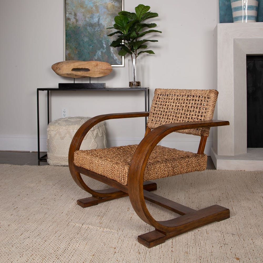 Rehema Accent Chair, Pecan