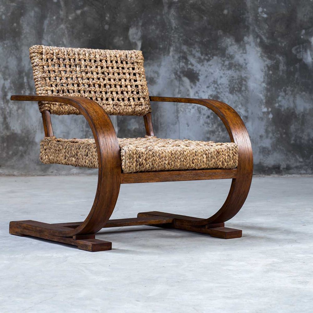 Rehema Accent Chair, Pecan