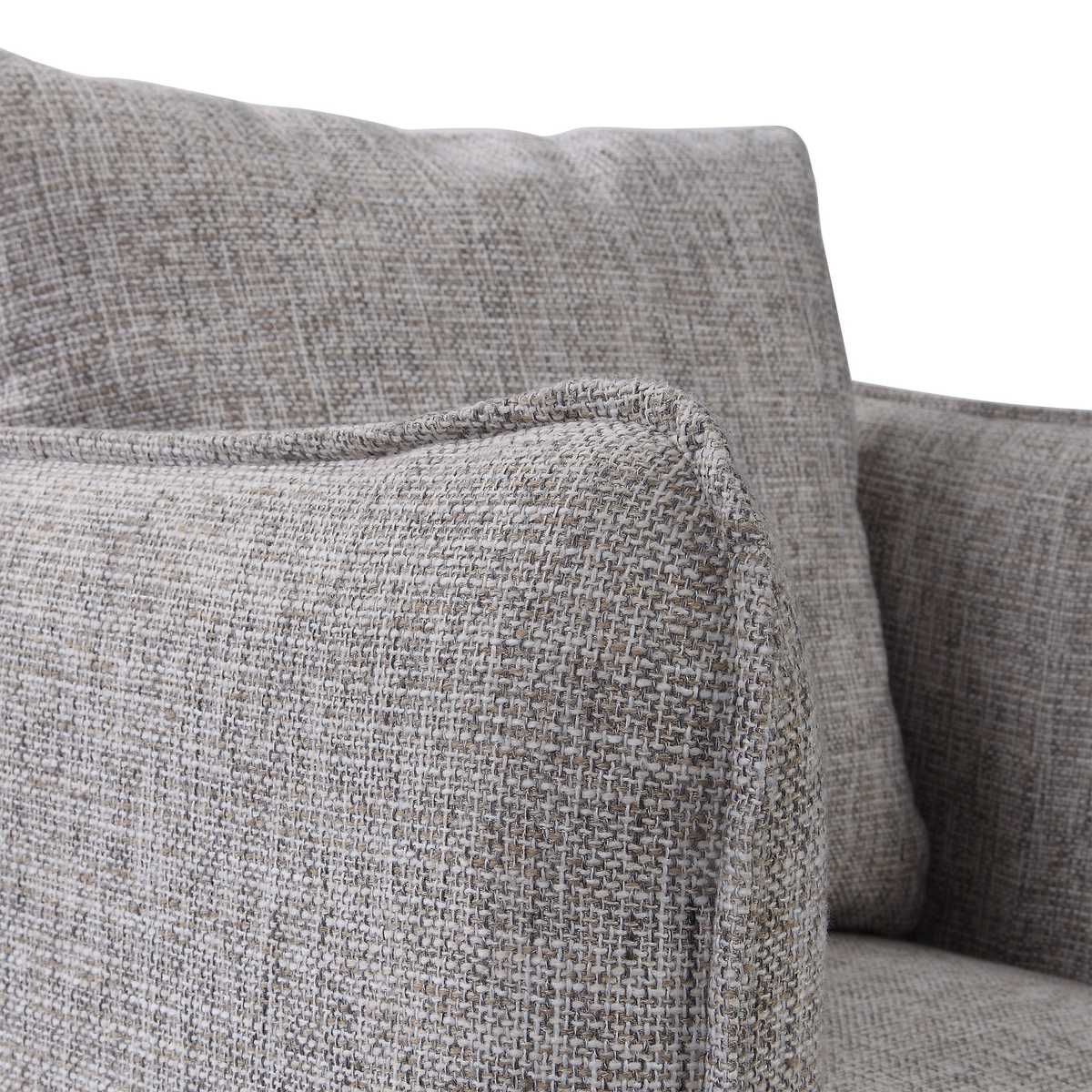 Corben Swivel Chair, Stone – Furniture by Uttermost | Sutter & Vale