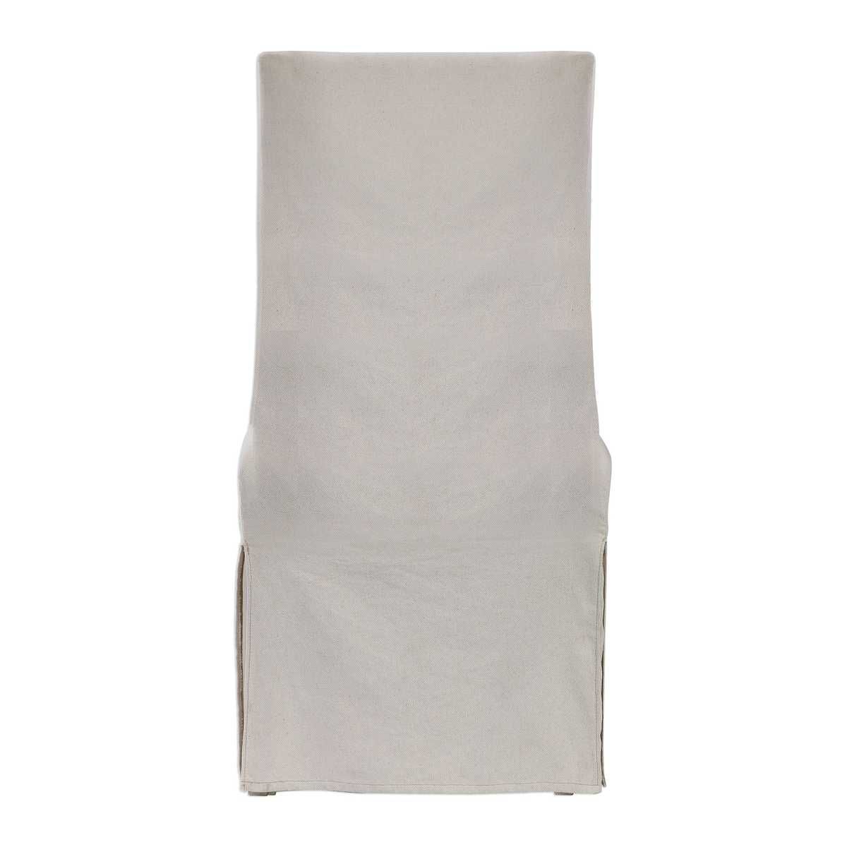 Coley Armless Chair, Linen – Furniture by Uttermost | Sutter & Vale