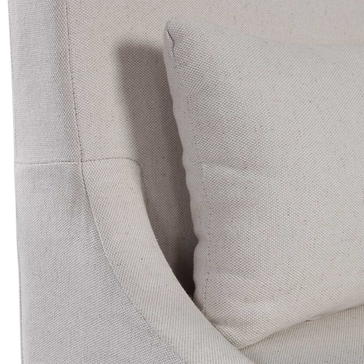 Coley Armless Chair, Linen – Furniture by Uttermost | Sutter & Vale