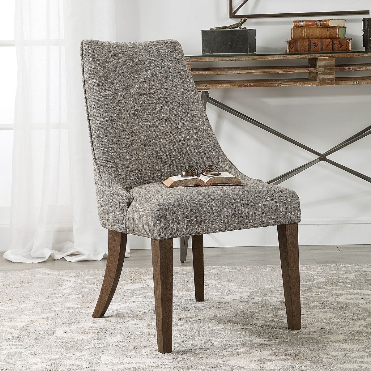 Daxton Armless Chair – Furniture by Uttermost | Sutter & Vale
