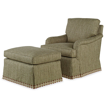 Everton Lounge Chair - Skirted