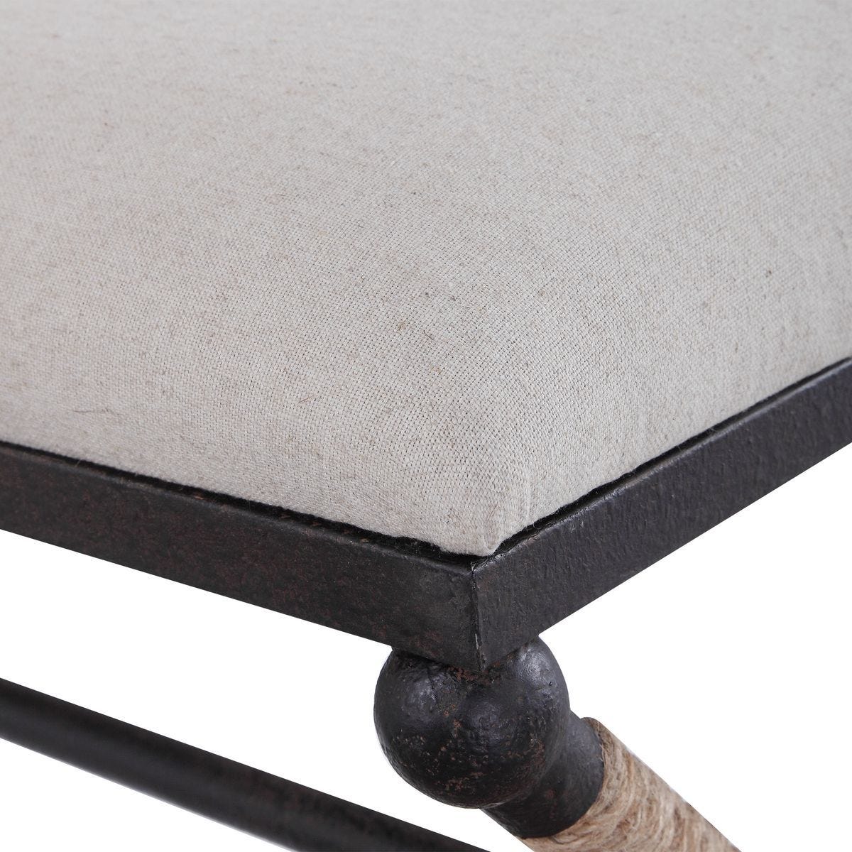 Firth Bench, Oatmeal – Furniture by Uttermost | Sutter & Vale