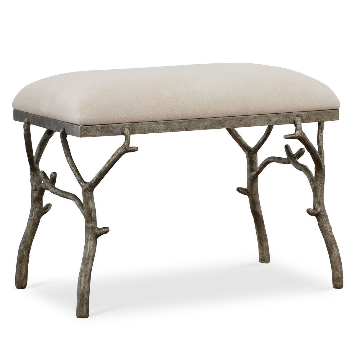 Lismore Small Bench – Furniture by Uttermost | Sutter & Vale