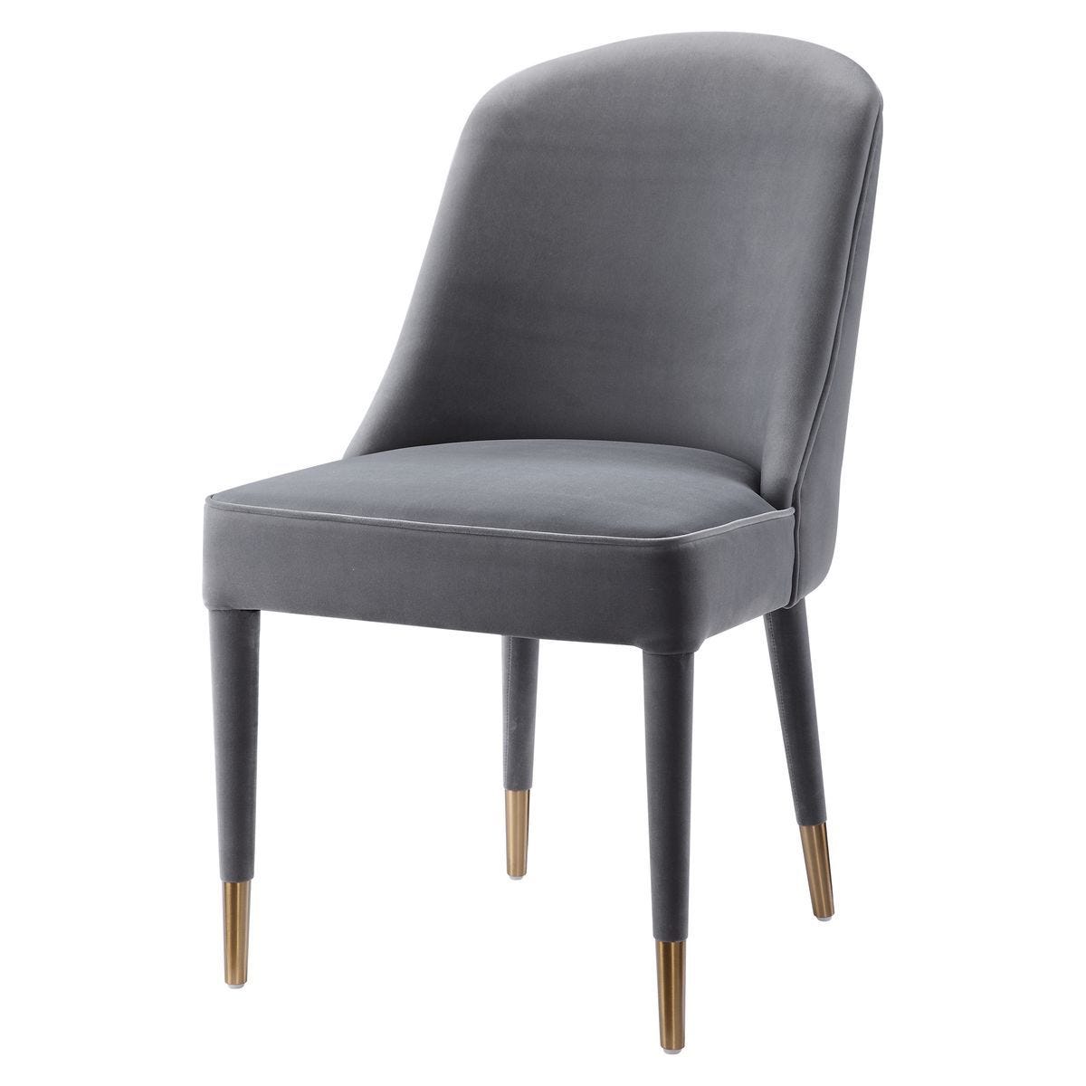 Brie Armless Chair, Gray, 2 Per Box, Priced Each – Furniture by Uttermost | Sutter & Vale