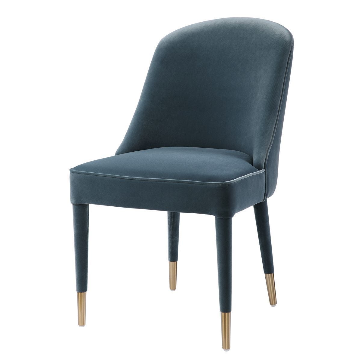 Brie Armless Chair, Blue, 2 Per Box, Priced Each – Furniture by Uttermost | Sutter & Vale