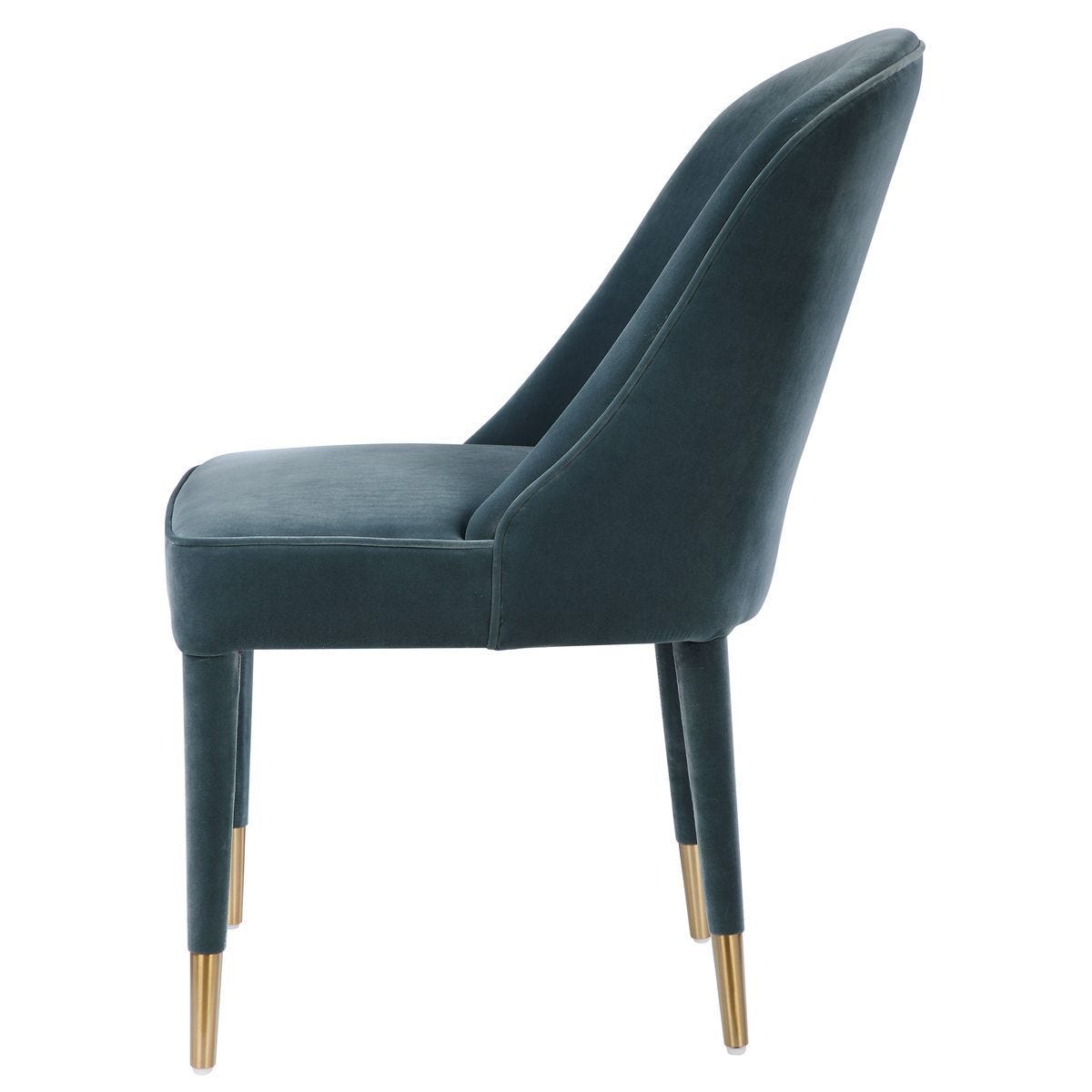 Brie Armless Chair, Blue, 2 Per Box, Priced Each – Furniture by Uttermost | Sutter & Vale