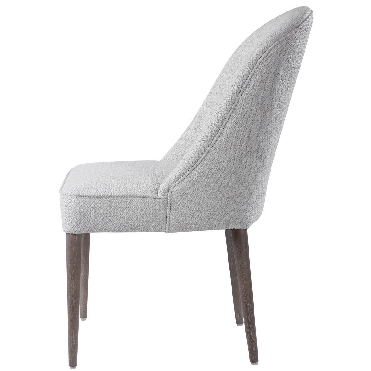 Brie Armless Chair, White, 2 Per Box, Priced Each – Furniture by Uttermost | Sutter & Vale