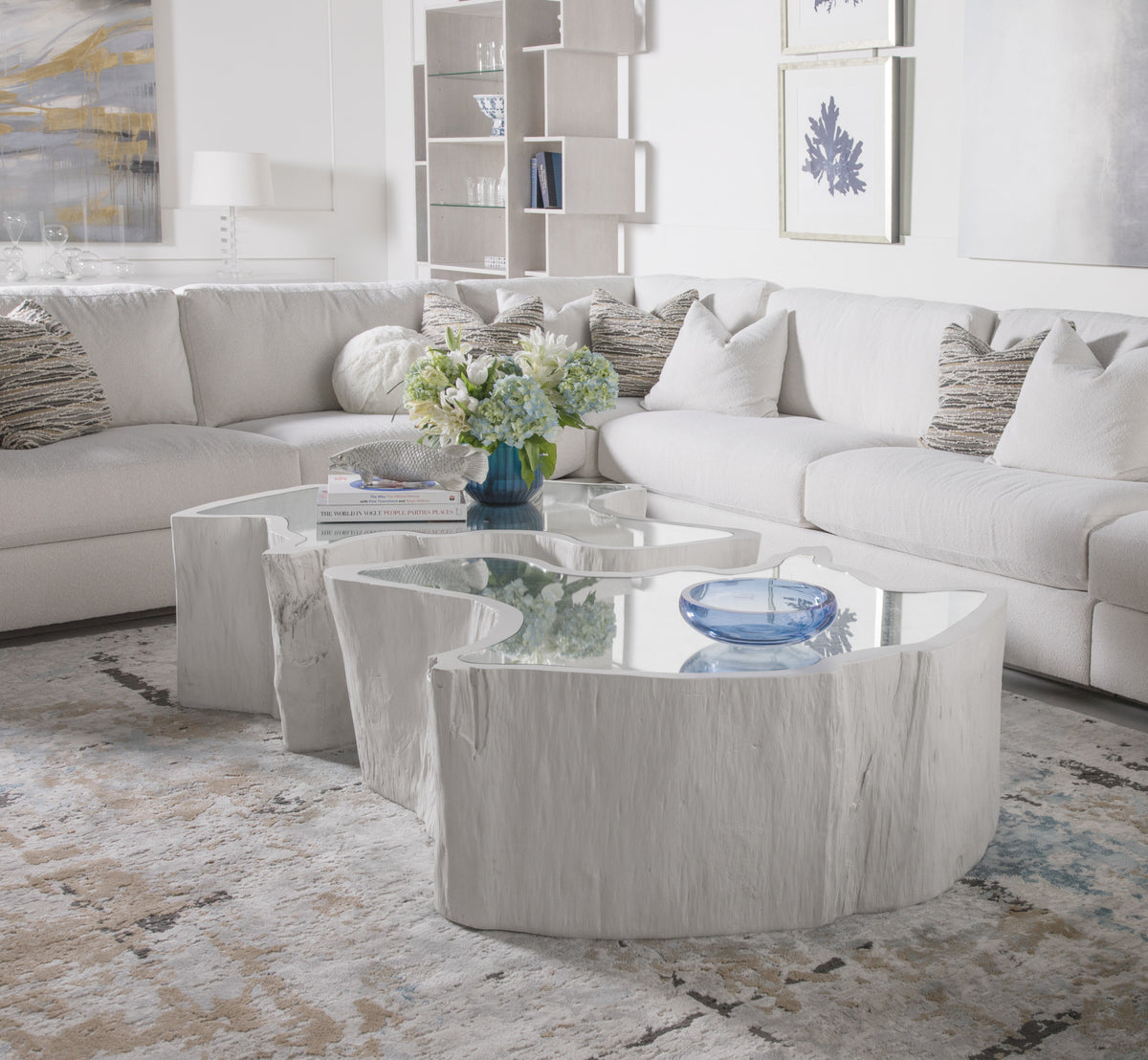 Capitola Asymmetrical Cocktail Table
