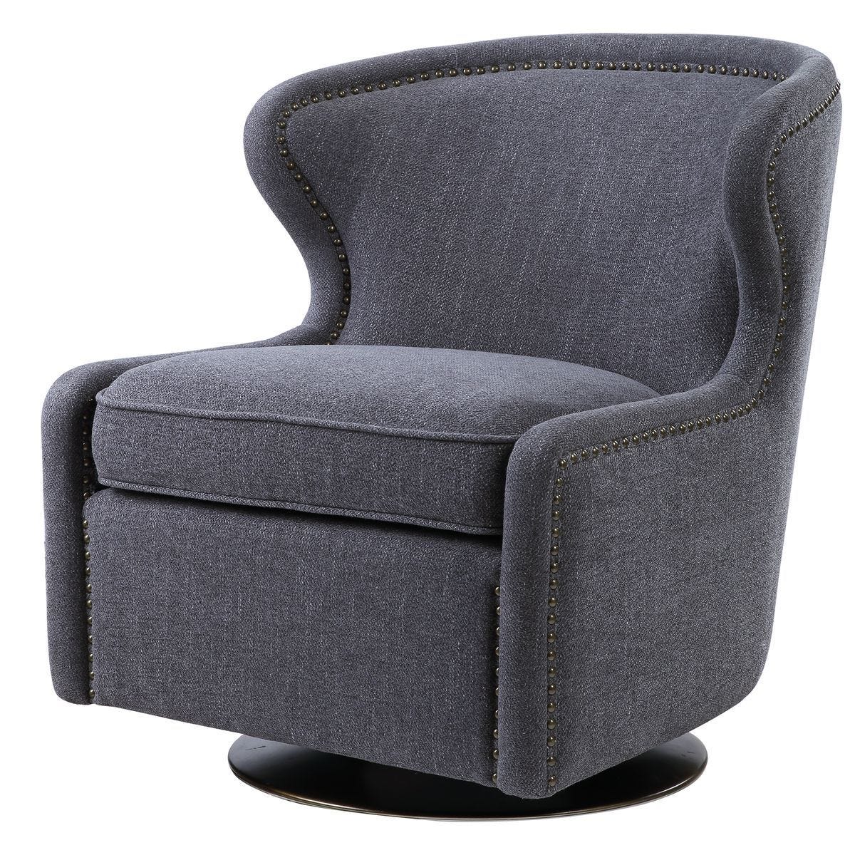 Biscay Swivel Chair – Furniture by Uttermost | Sutter & Vale