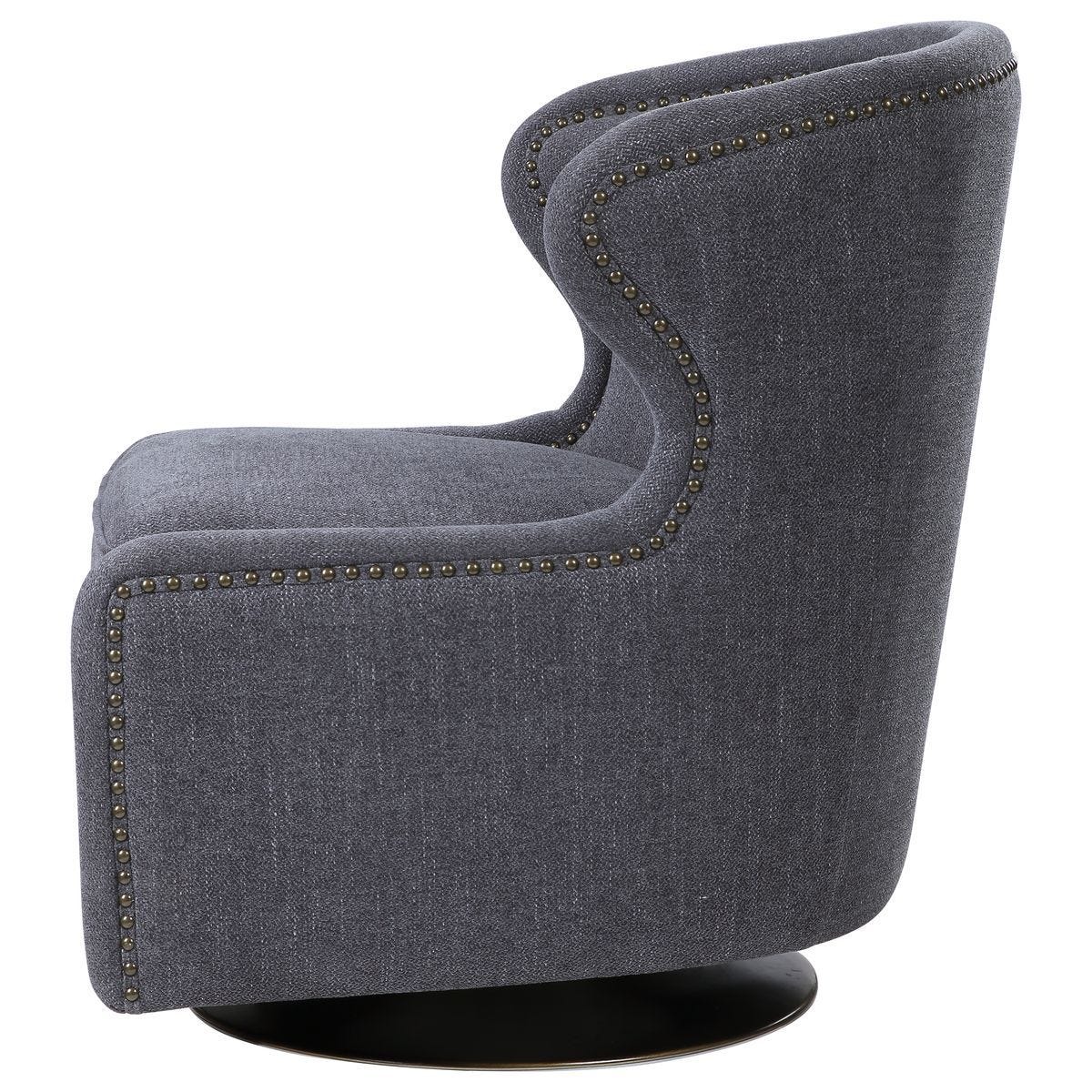 Biscay Swivel Chair – Furniture by Uttermost | Sutter & Vale