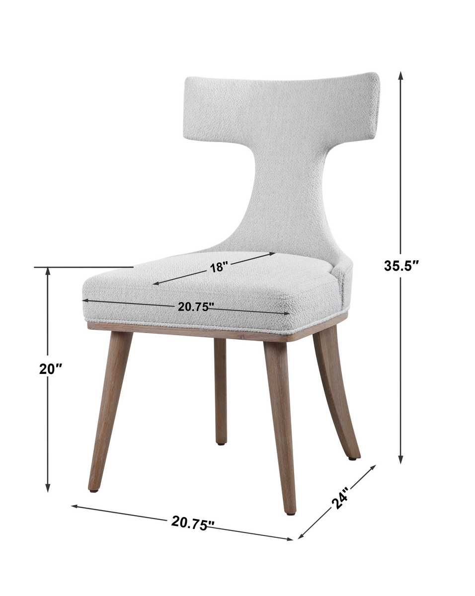 Klismos Accent Chair, 2 Per Box, Priced Each – Furniture by Uttermost | Sutter & Vale