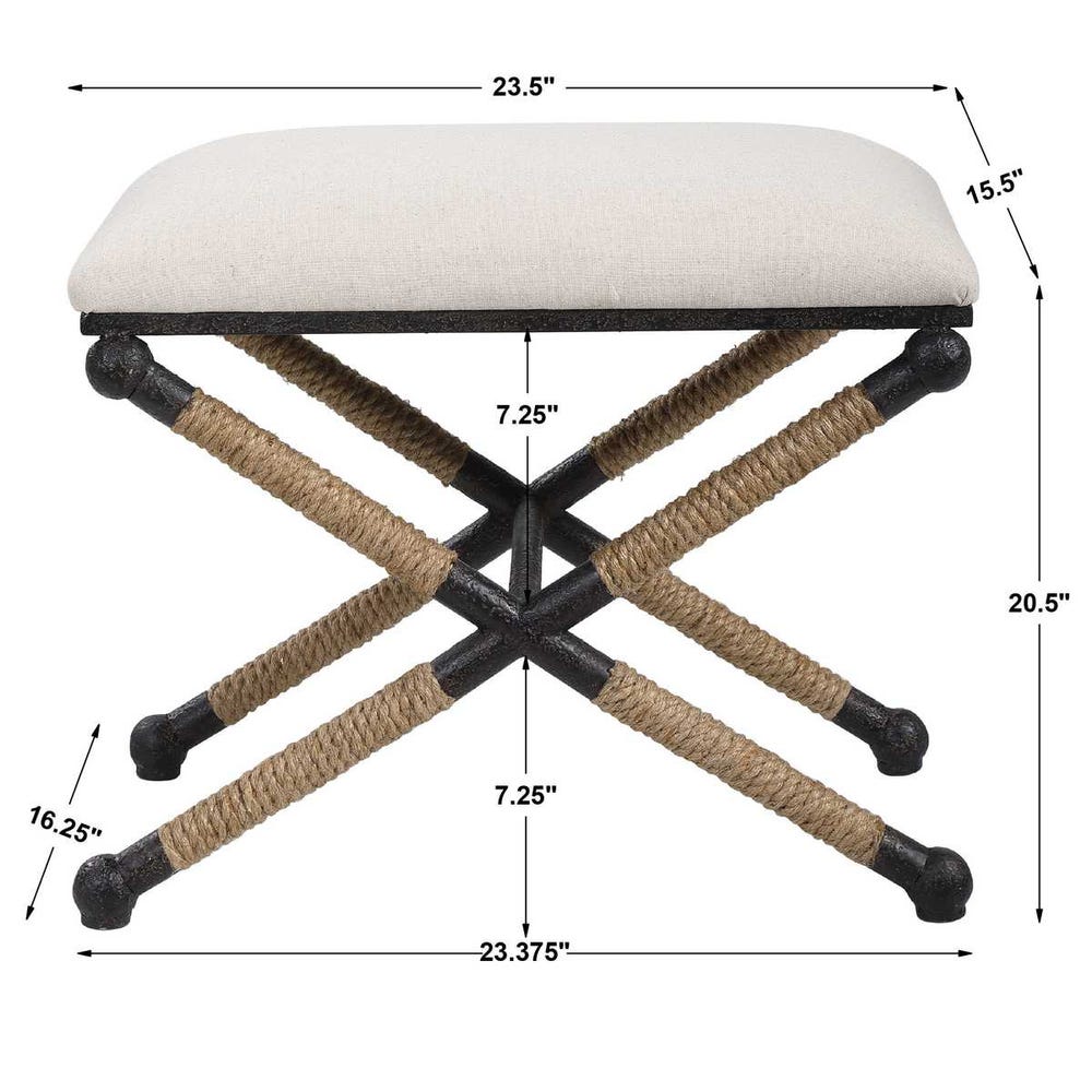 Firth Small Bench, Oatmeal
